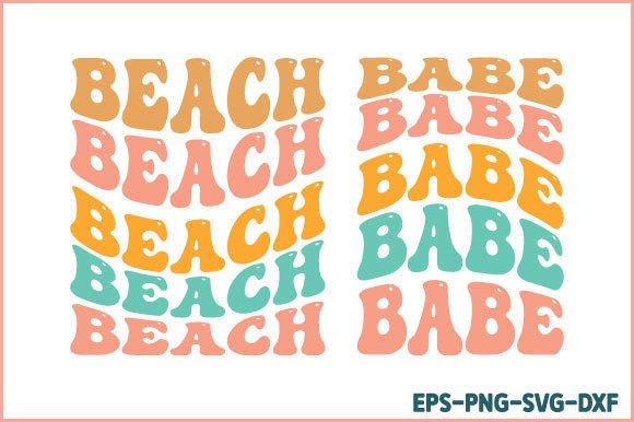 Beach Babe Retro SVG Design: A Designer's Review