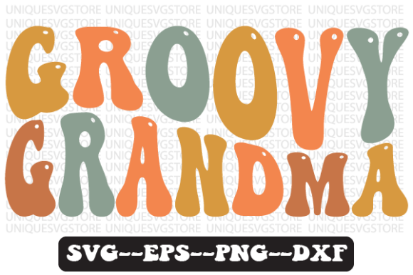 Groovy Grandma Wavy Retro Svg Design Review