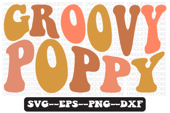 Groovy Poppy Wavy Retro Svg Design Review