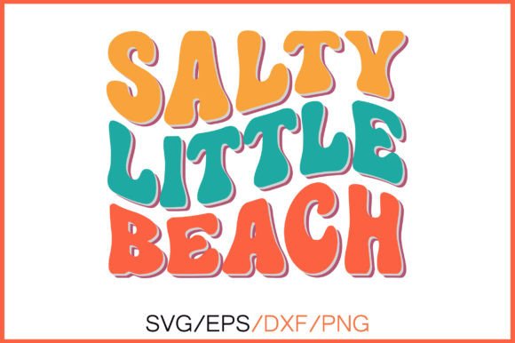 Salty Little Beach Retro SVG Review